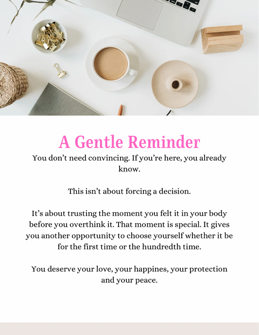 The Last Time I Stay - Your First Step Into the 7 Day Reset
