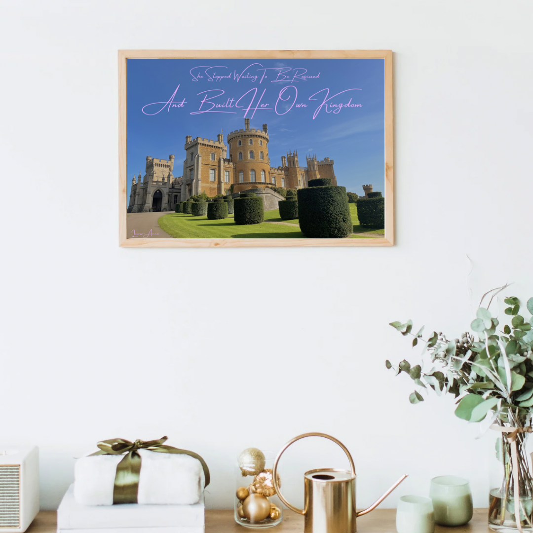 She Built Her Own Kingdom | Castle Digital Wall Art