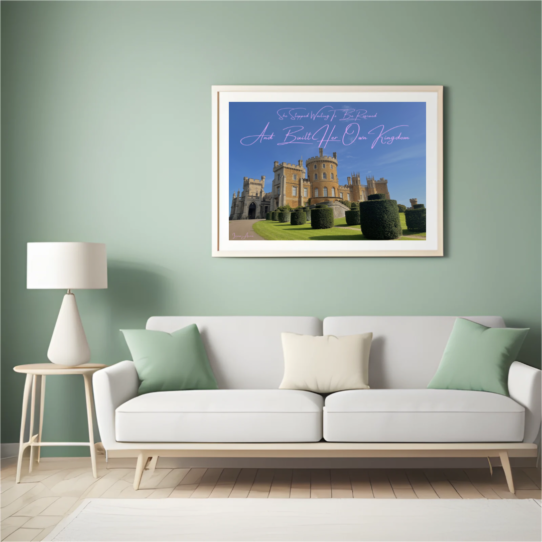 She Built Her Own Kingdom | Castle Digital Wall Art